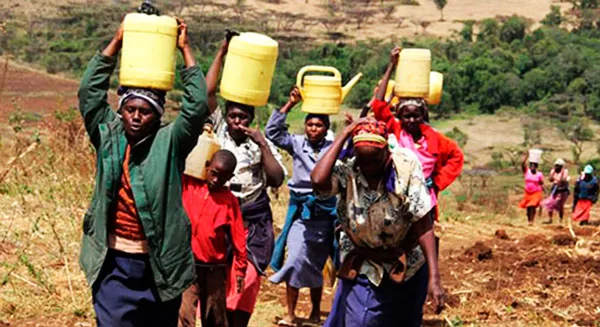 Where is the water for grassroots women to wash their hands?