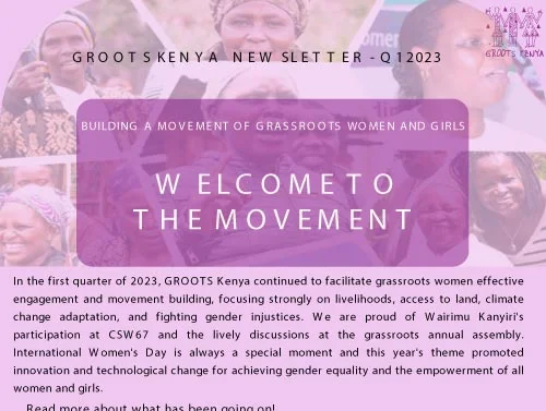 GROOTS Kenya Q1 Newsletter 2023